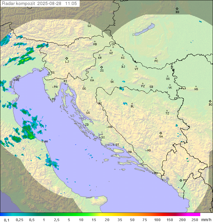 Padavine Hrvaška