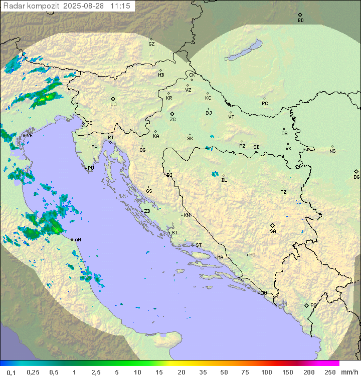 Padavine Hrvaška