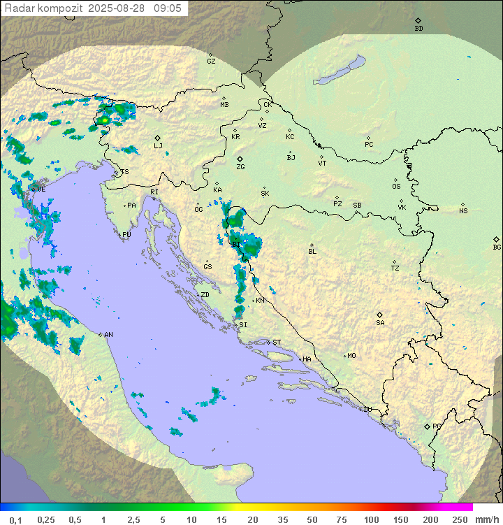 Padavine Hrvaška