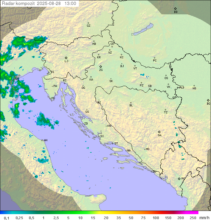 Padavine Hrvaška