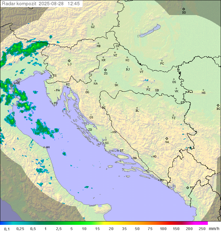 Padavine Hrvaška