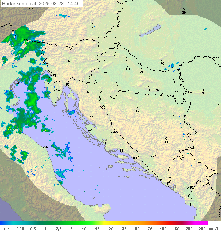 Padavine Hrvaška
