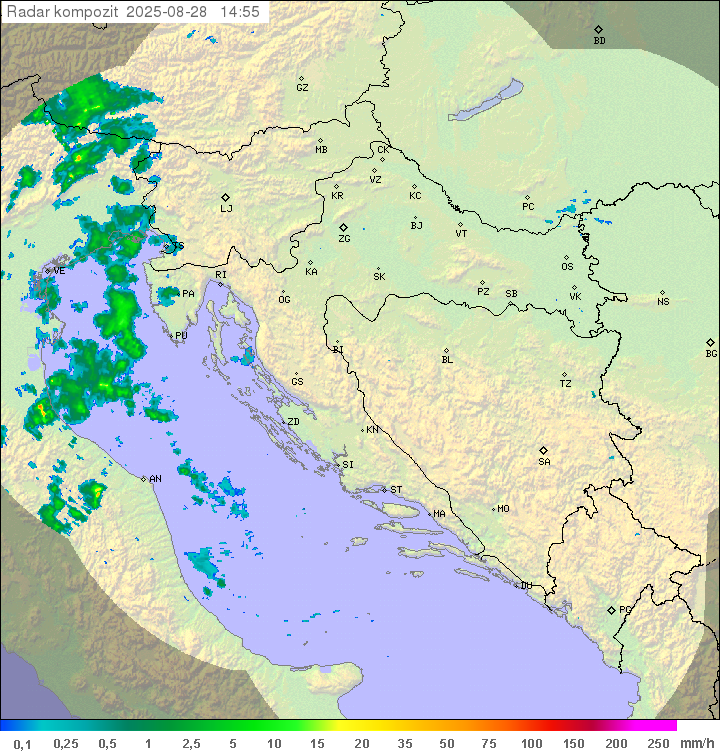 Padavine Hrvaška