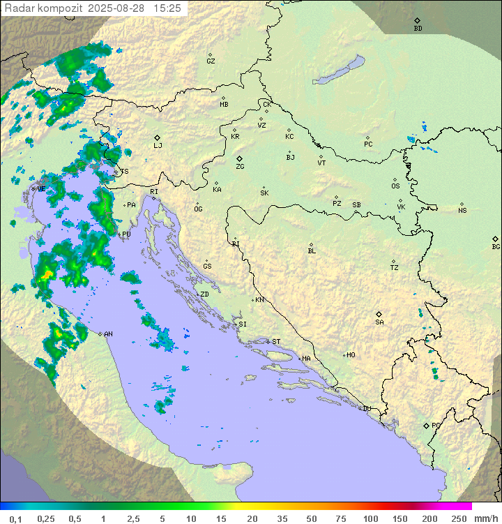 Padavine Hrvaška