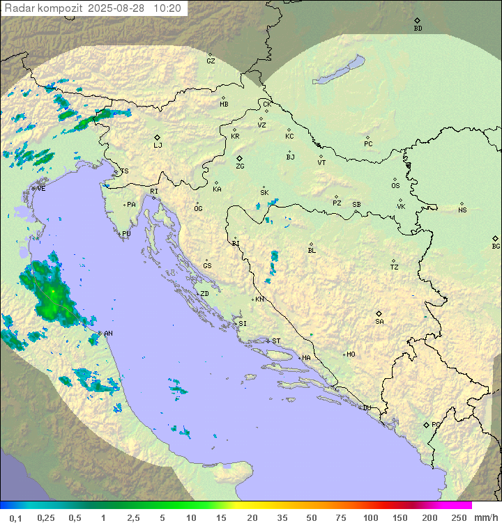 Padavine Hrvaška