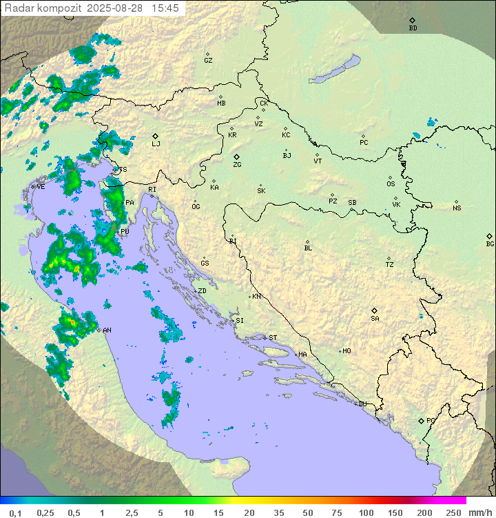 Padavine Hrvaška