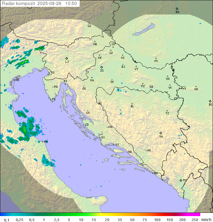 Padavine Hrvaška