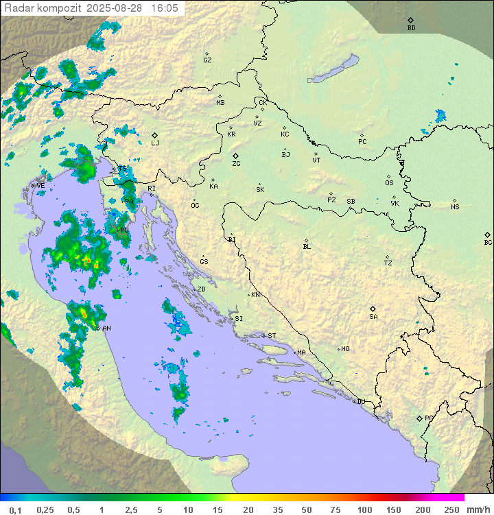 Padavine Hrvaška