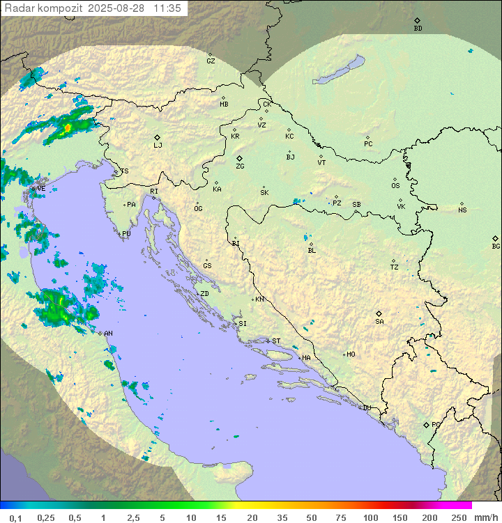 Padavine Hrvaška