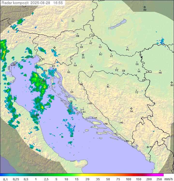Padavine Hrvaška