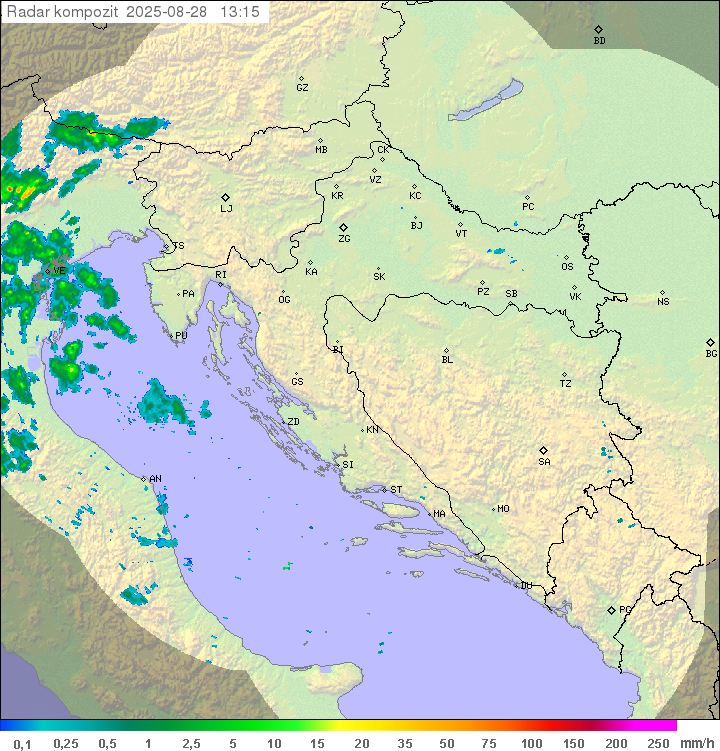 Padavine Hrvaška