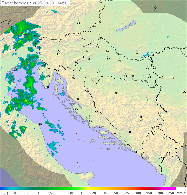 Padavine Hrvaška