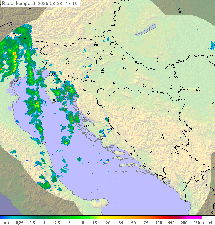 Padavine Hrvaška