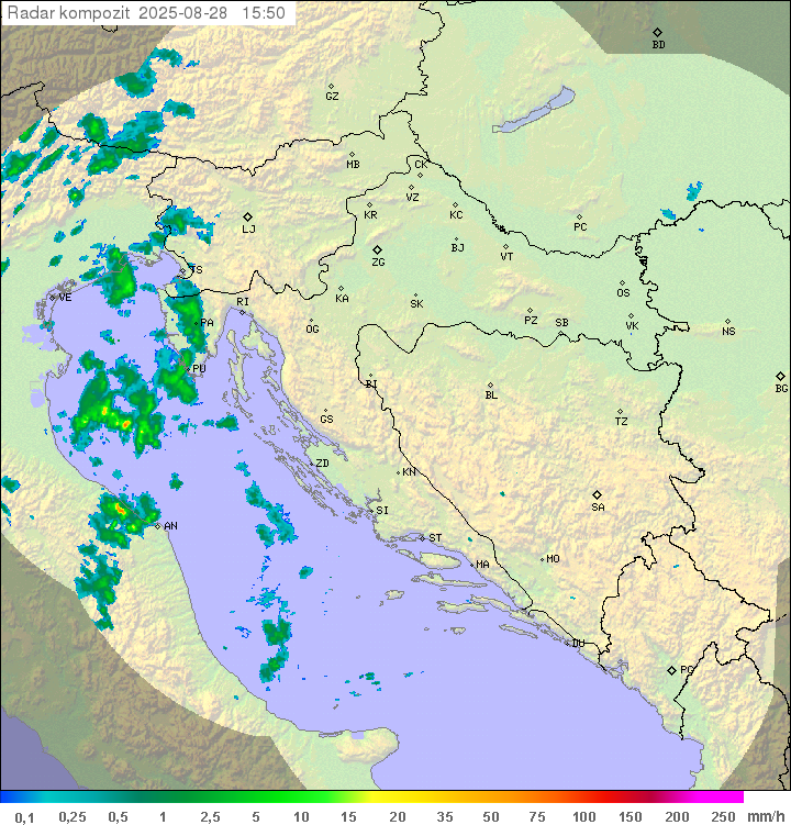 Padavine Hrvaška