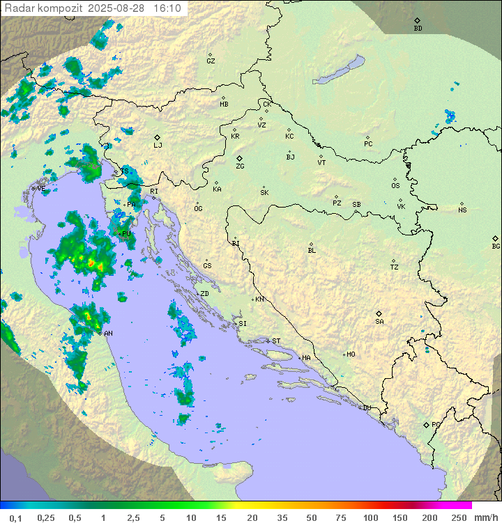 Padavine Hrvaška