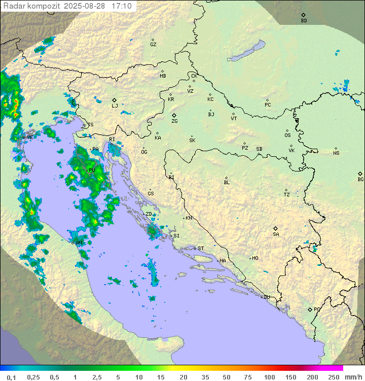 Padavine Hrvaška