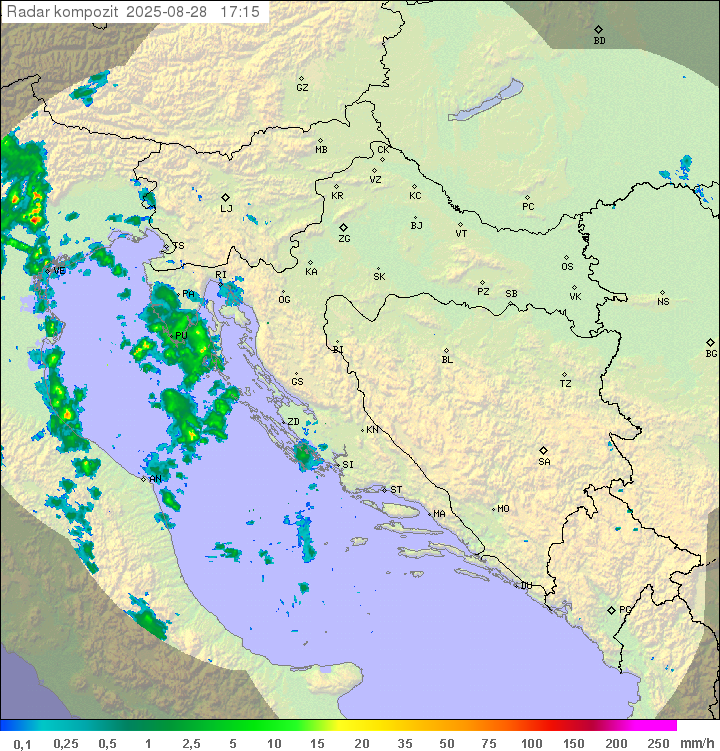 Padavine Hrvaška