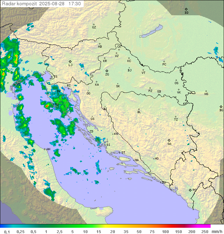 Padavine Hrvaška