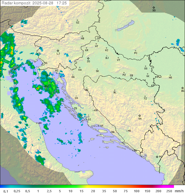 Padavine Hrvaška