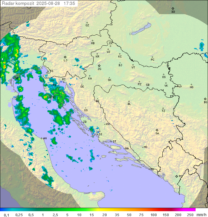 Padavine Hrvaška