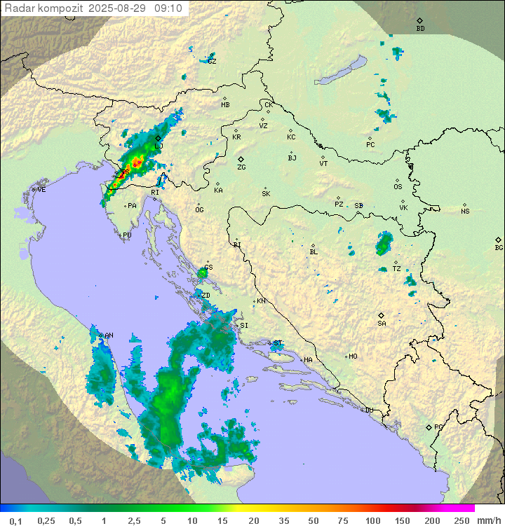 Padavine Hrvaška