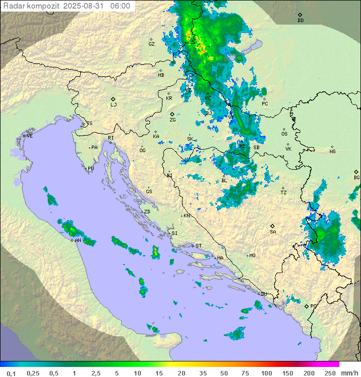 Padavine Hrvaška