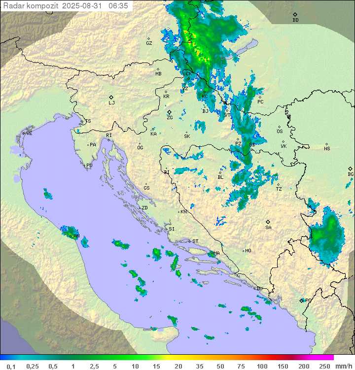 Padavine Hrvaška