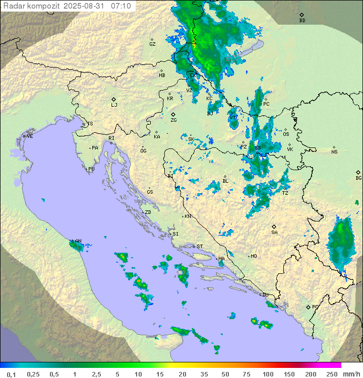 Padavine Hrvaška