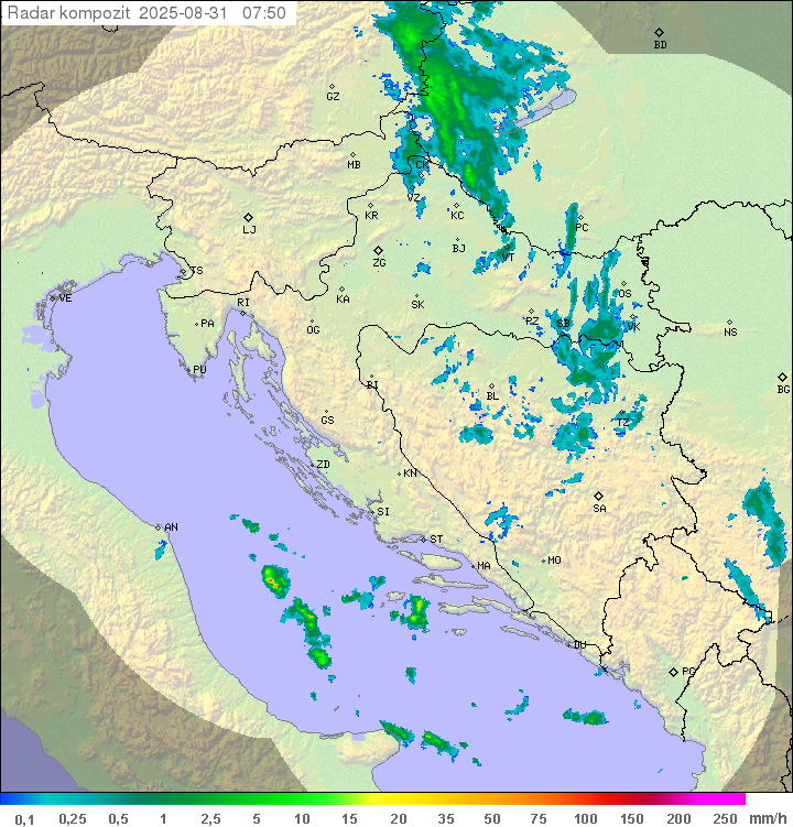 Padavine Hrvaška