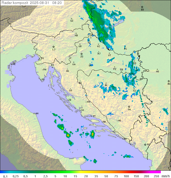 Padavine Hrvaška