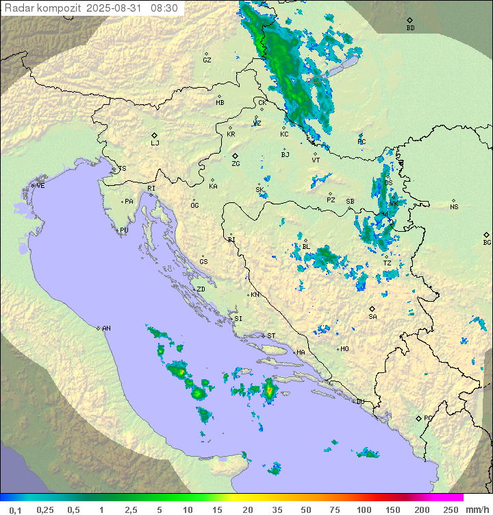 Padavine Hrvaška