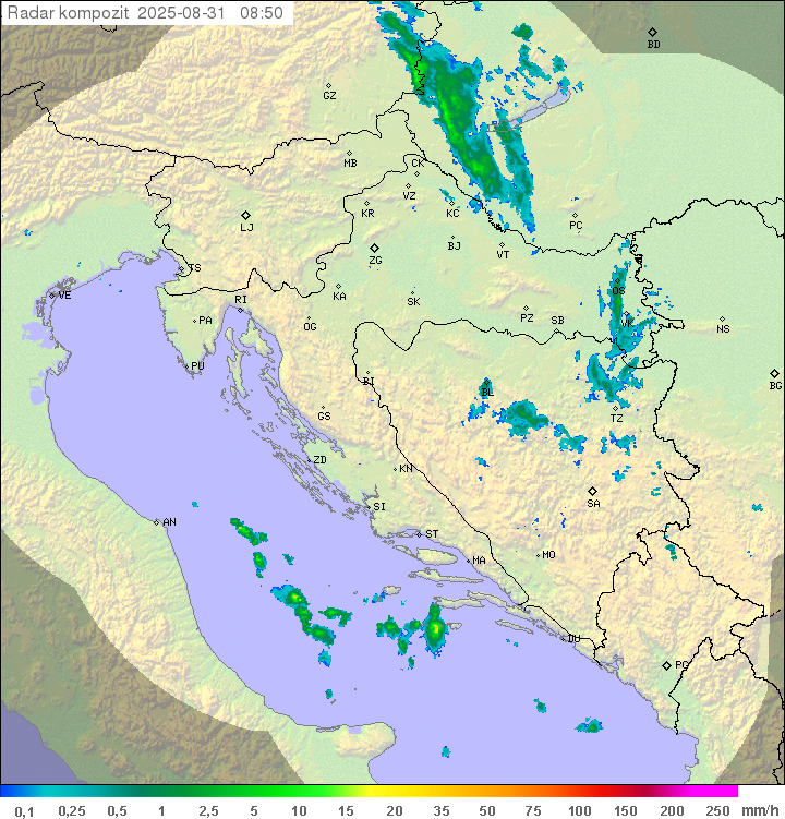 Padavine Hrvaška