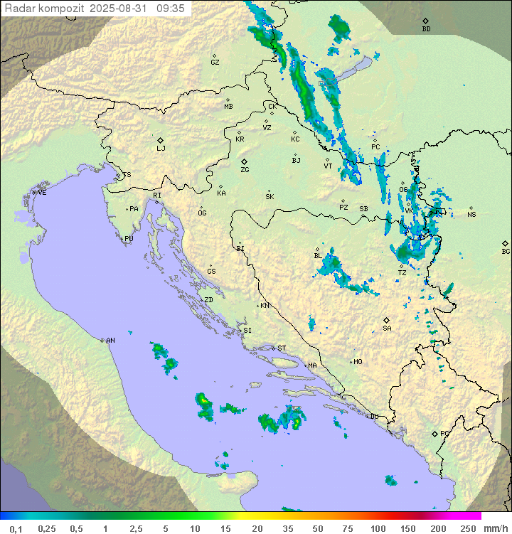 Padavine Hrvaška