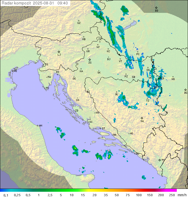 Padavine Hrvaška