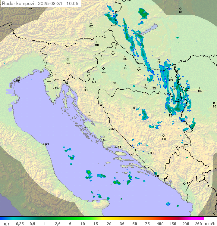Padavine Hrvaška