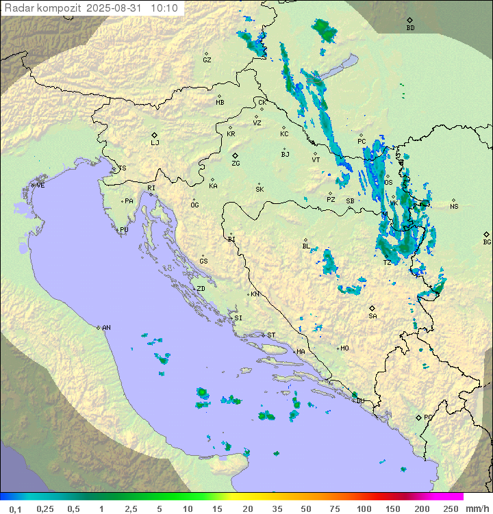 Padavine Hrvaška