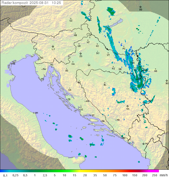 Padavine Hrvaška
