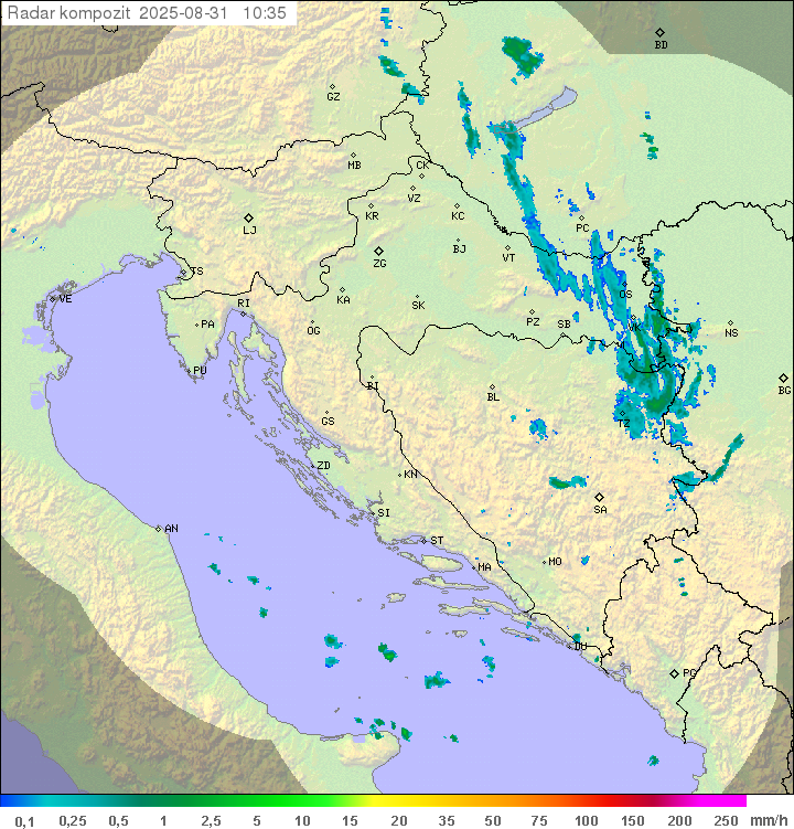 Padavine Hrvaška