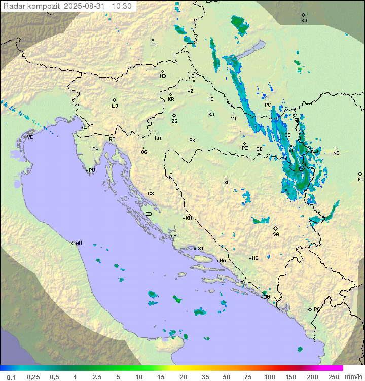 Padavine Hrvaška