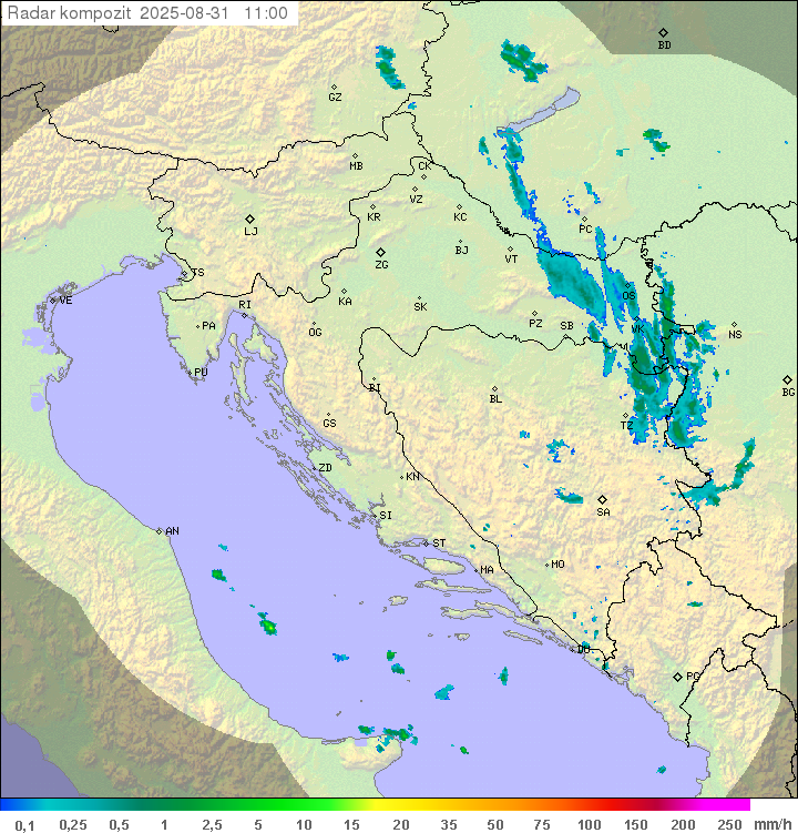 Padavine Hrvaška