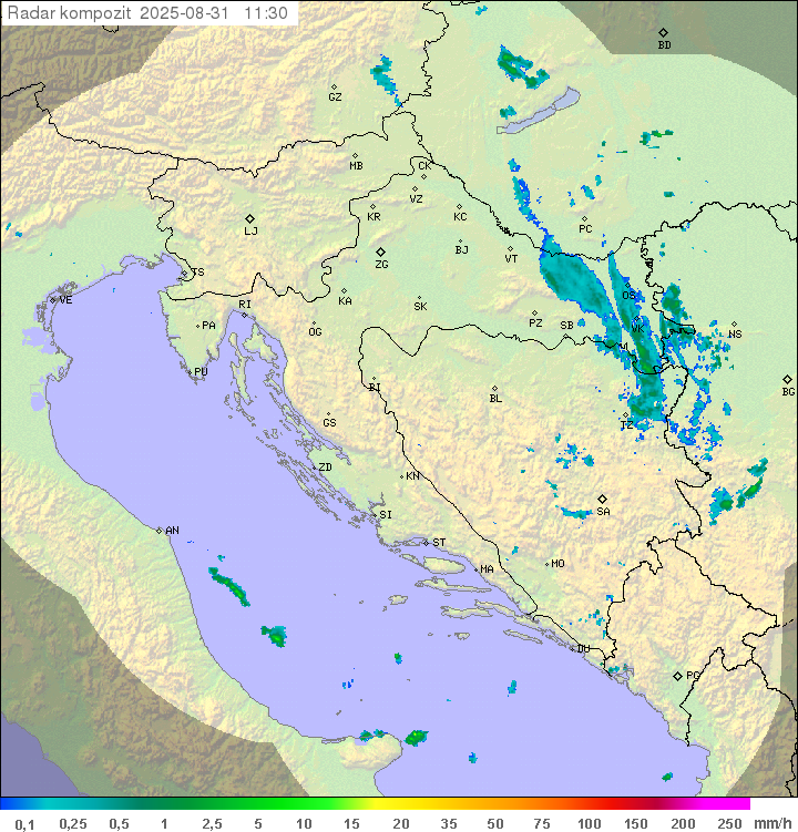 Padavine Hrvaška