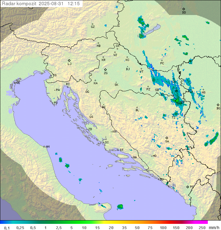 Padavine Hrvaška