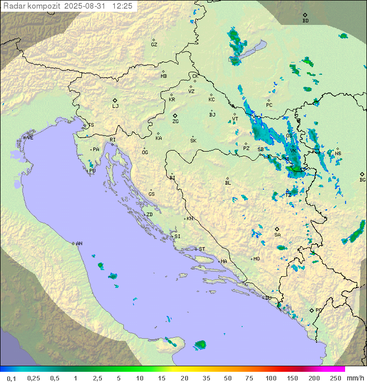 Padavine Hrvaška
