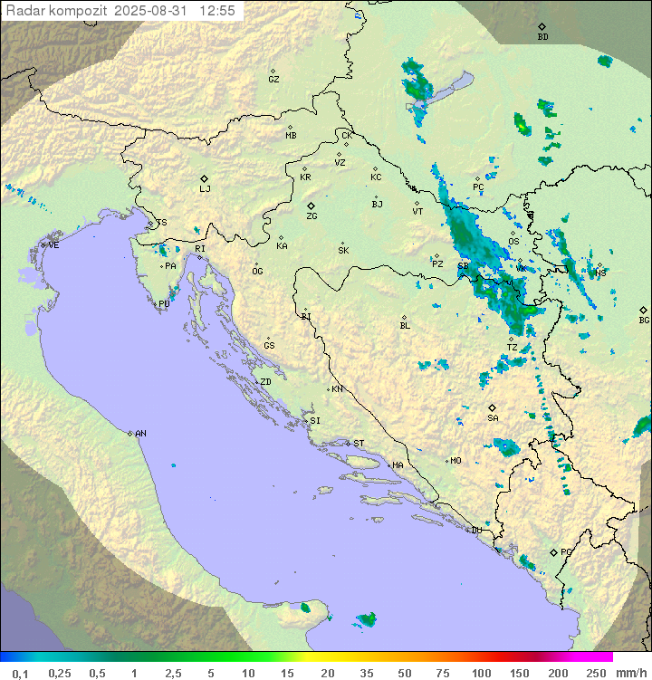 Padavine Hrvaška