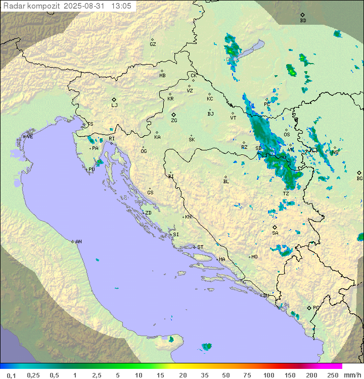 Padavine Hrvaška
