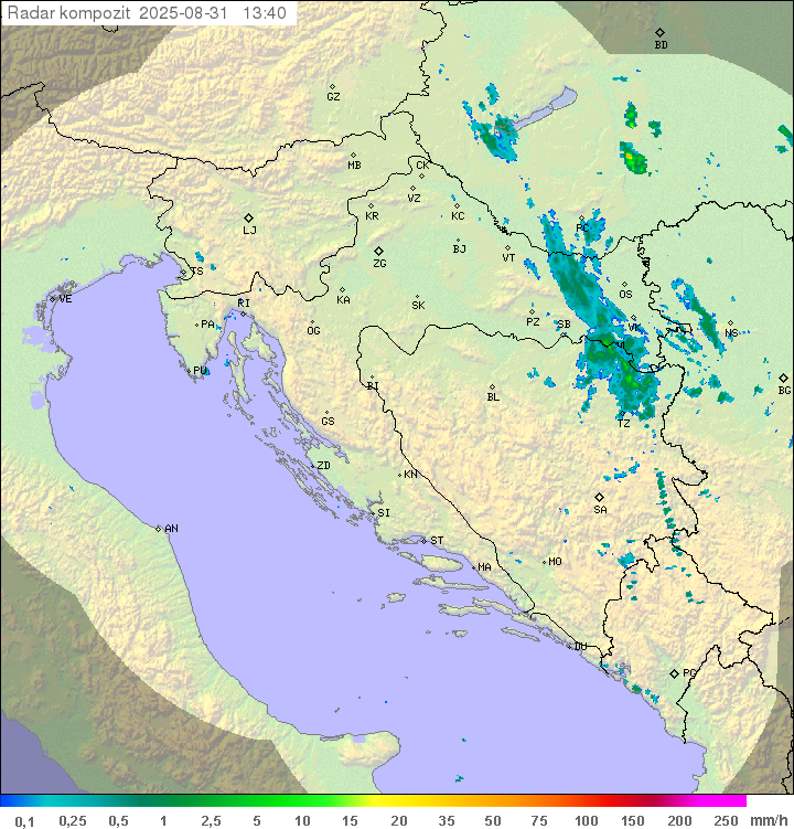 Padavine Hrvaška
