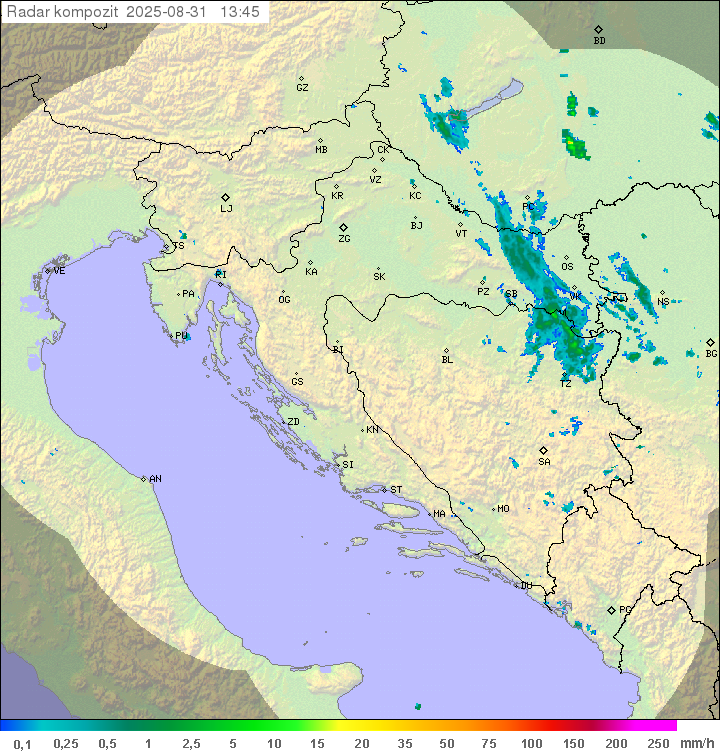 Padavine Hrvaška