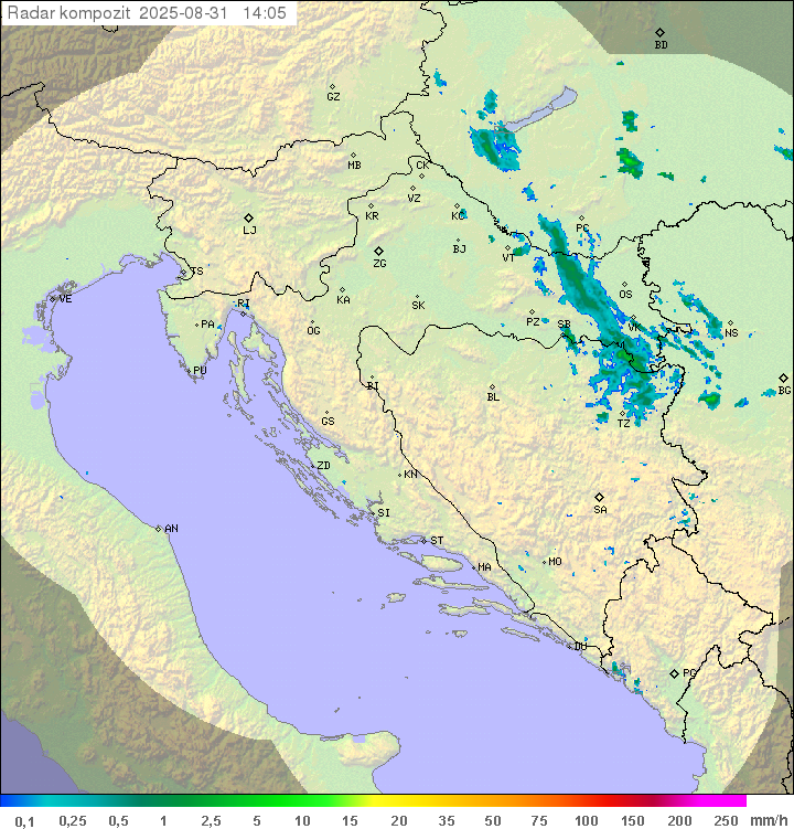 Padavine Hrvaška