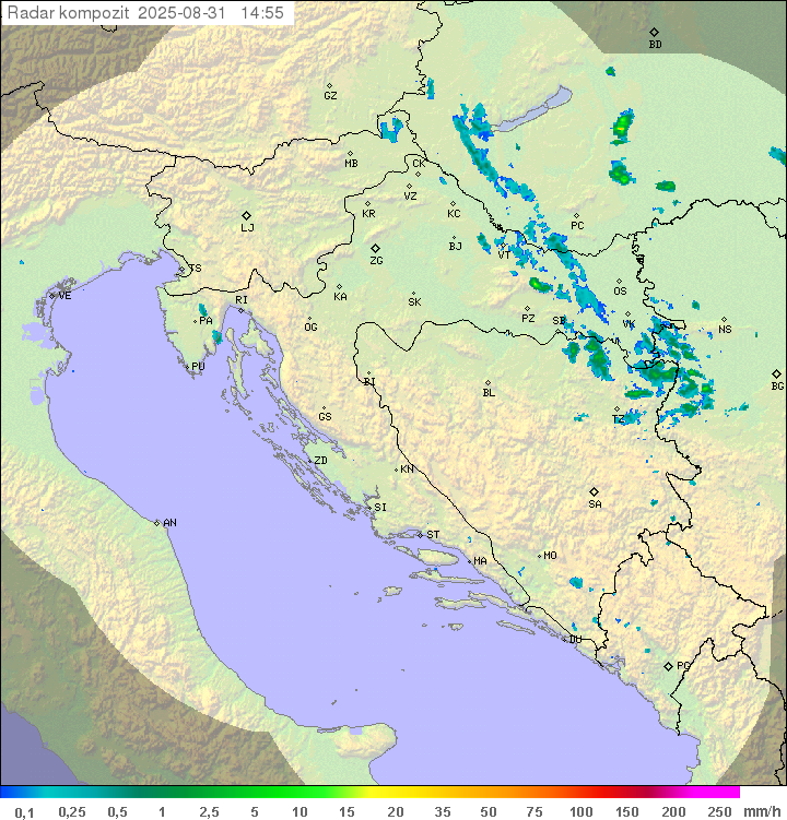 Padavine Hrvaška