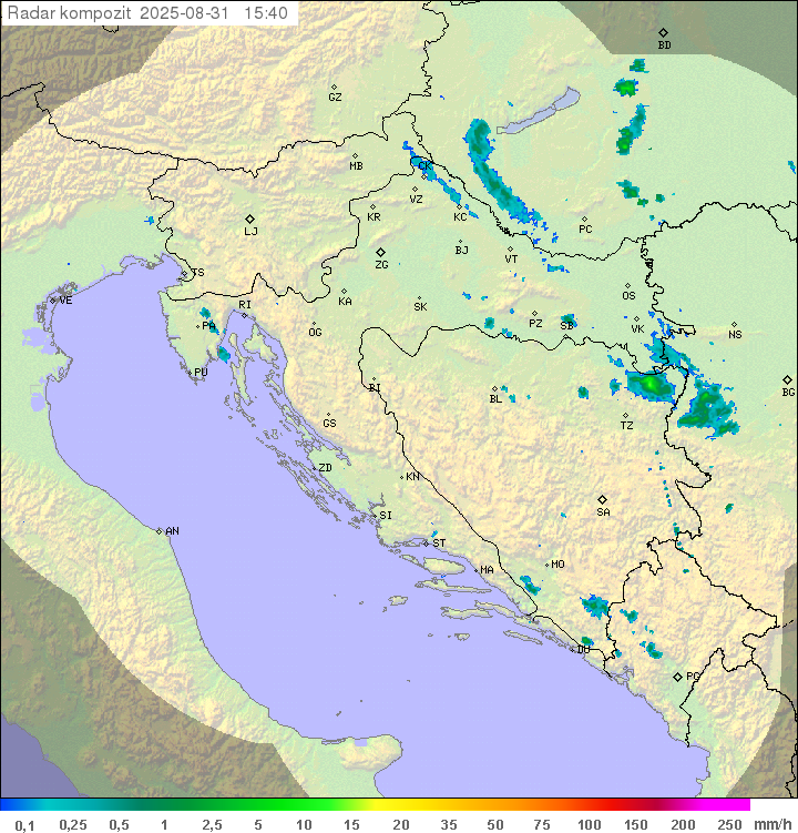 Padavine Hrvaška